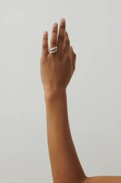 Online Pernille Corydon Rain Ring, , 57 Silver