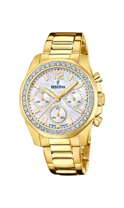 Discount Festina Rainbow 20609 Dameur, , 38 mm Guld