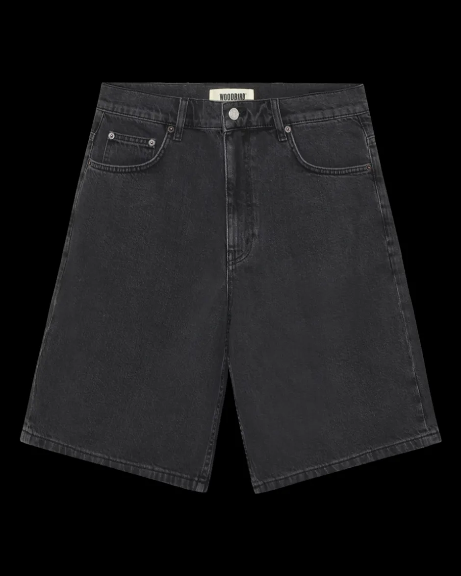 Clearance Woodbird Rami Crow Shorts, , 28 Black Vintage