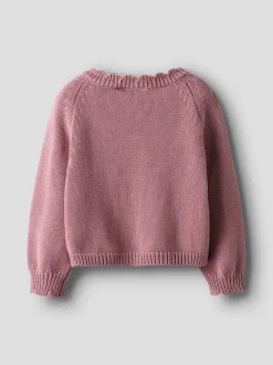 Clearance Lil' Atelier Ramla Cardigan, , 122-128 cm Nostalgia Rose