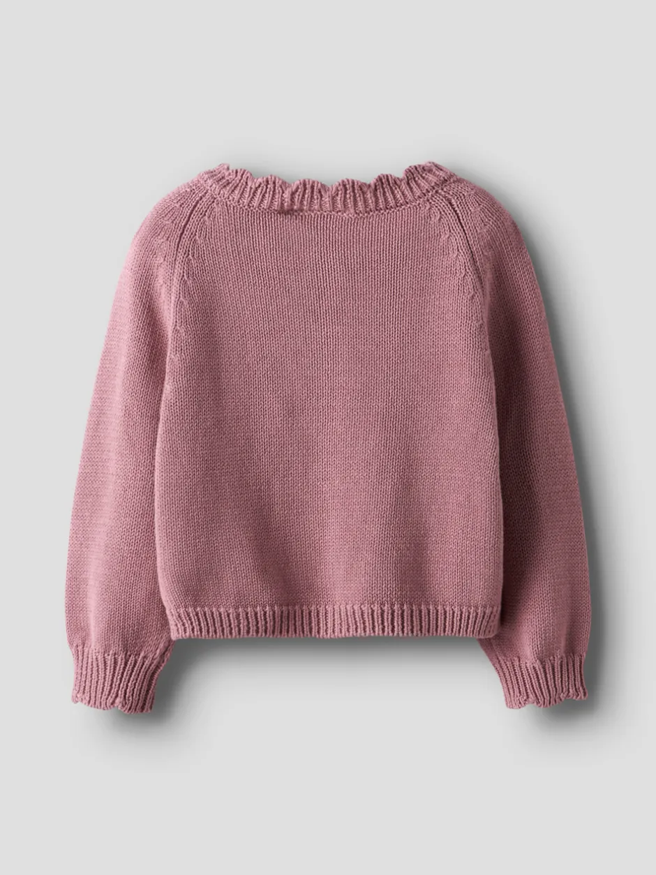Clearance Lil' Atelier Ramla Cardigan, , 122-128 cm Nostalgia Rose