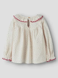 Lil' Atelier Rasia Loose Bluse, , 116 cm*Børn Bluser