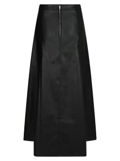 Sale Neo Noir Raya Faux Leather Nederdel, , 38 Black