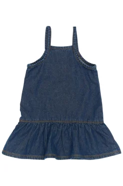 THE NEW Raya Strap Denim Kjole, , 110 cm*Børn Kjoler