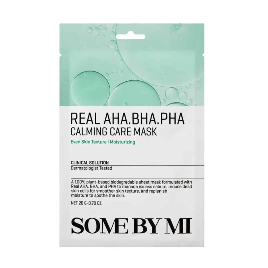 Some By Mi Real AHA BHA PHA Calming Care Mask, 1 stk* Hudpleje