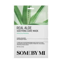 Some By Mi Real Aloe Soothing Care Mask, 1 stk* Hudpleje