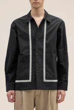 Clearance NN. 07 Reed EMB Overshirt, , XL Black