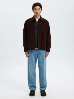 New Selected Homme Regdylan Duca Overshirt, , L Delicioso