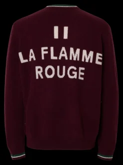 Discount Annarr Regi LFR Crew Neck Striktrøje, , M Loganberry