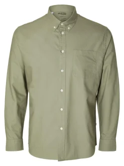 Discount Selected Homme Regrick Skjorte, , XL Vetiver