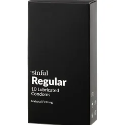 Sinful Regular Kondomer, 10 stk* Glidecreme & Kondomer