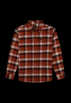 Discount Lee Relaxed Mercantile Skjorte, , L Rusty Clay Plaid