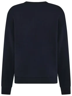 Outlet Knowledge Cotton Apparel Relaxed Printed Crew Neck Sweatshirt, , XXL Night Sky