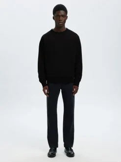 Online Selected Homme Relaxluke Crew Neck Sweatshirt, , L Black