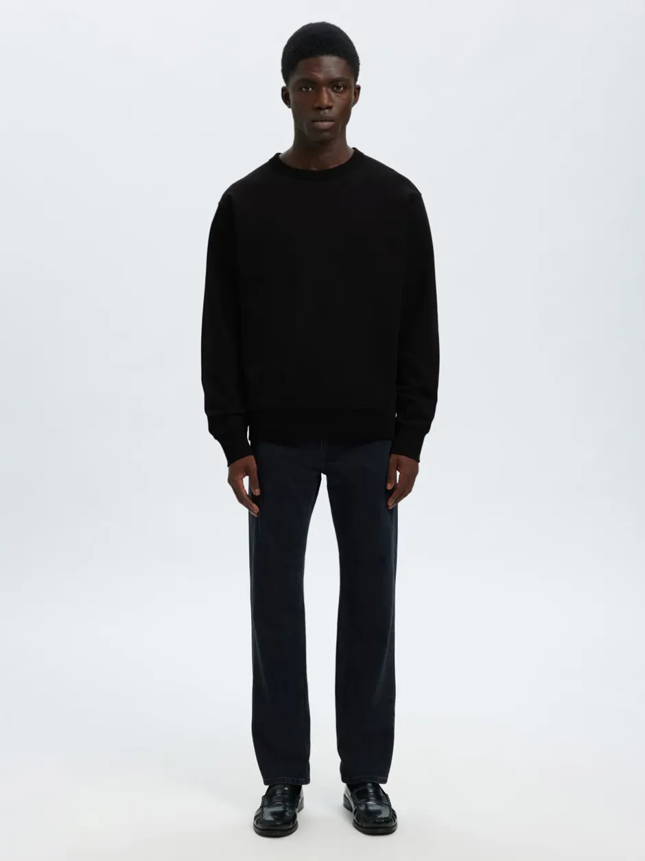 Online Selected Homme Relaxluke Crew Neck Sweatshirt, , L Black