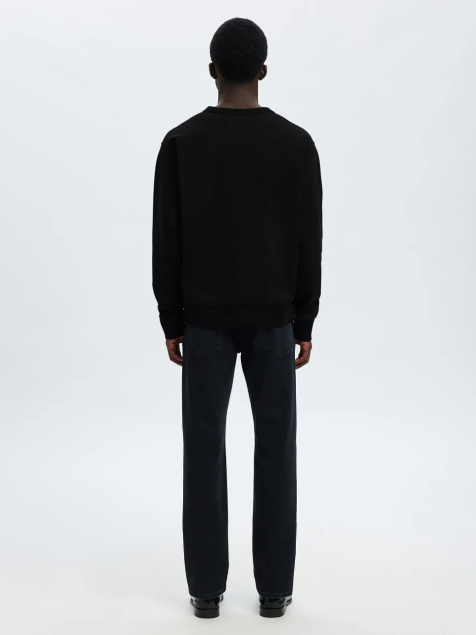 Online Selected Homme Relaxluke Crew Neck Sweatshirt, , L Black