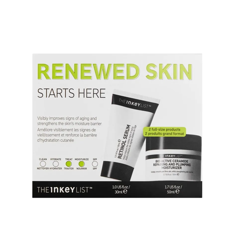 New The Inkey List Renewed Skin Starts Here Sæt