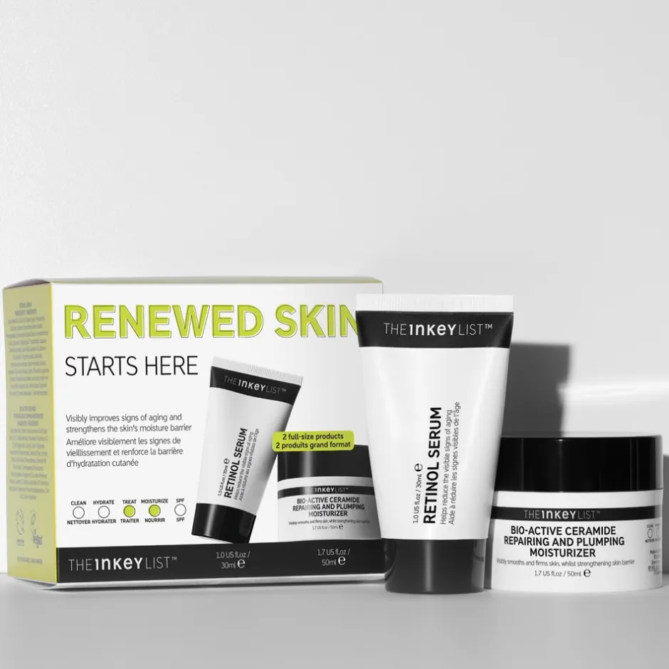 New The Inkey List Renewed Skin Starts Here Sæt