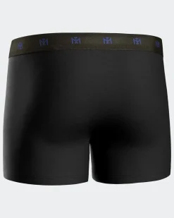 Outlet Impetus Retro Cotton Stretch 3-pak Boxershorts, , XXL Black