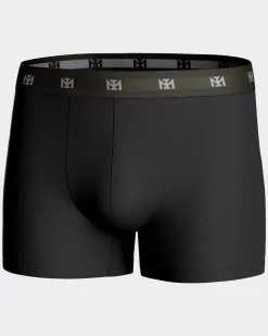 Outlet Impetus Retro Cotton Stretch 3-pak Boxershorts, , XXL Black