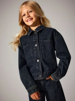 Name It Rhea Rhine Denim Jakke, , 140 cm*Børn Overtøj