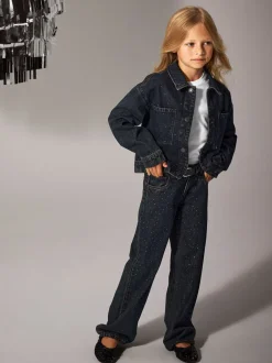 Name It Rhea Rhine Denim Jakke, , 140 cm*Børn Overtøj