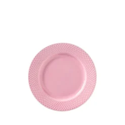 Lyngby Porcelæn Rhombe Color Frokosttallerken, Rose, Ø21 cm* Tallerkener