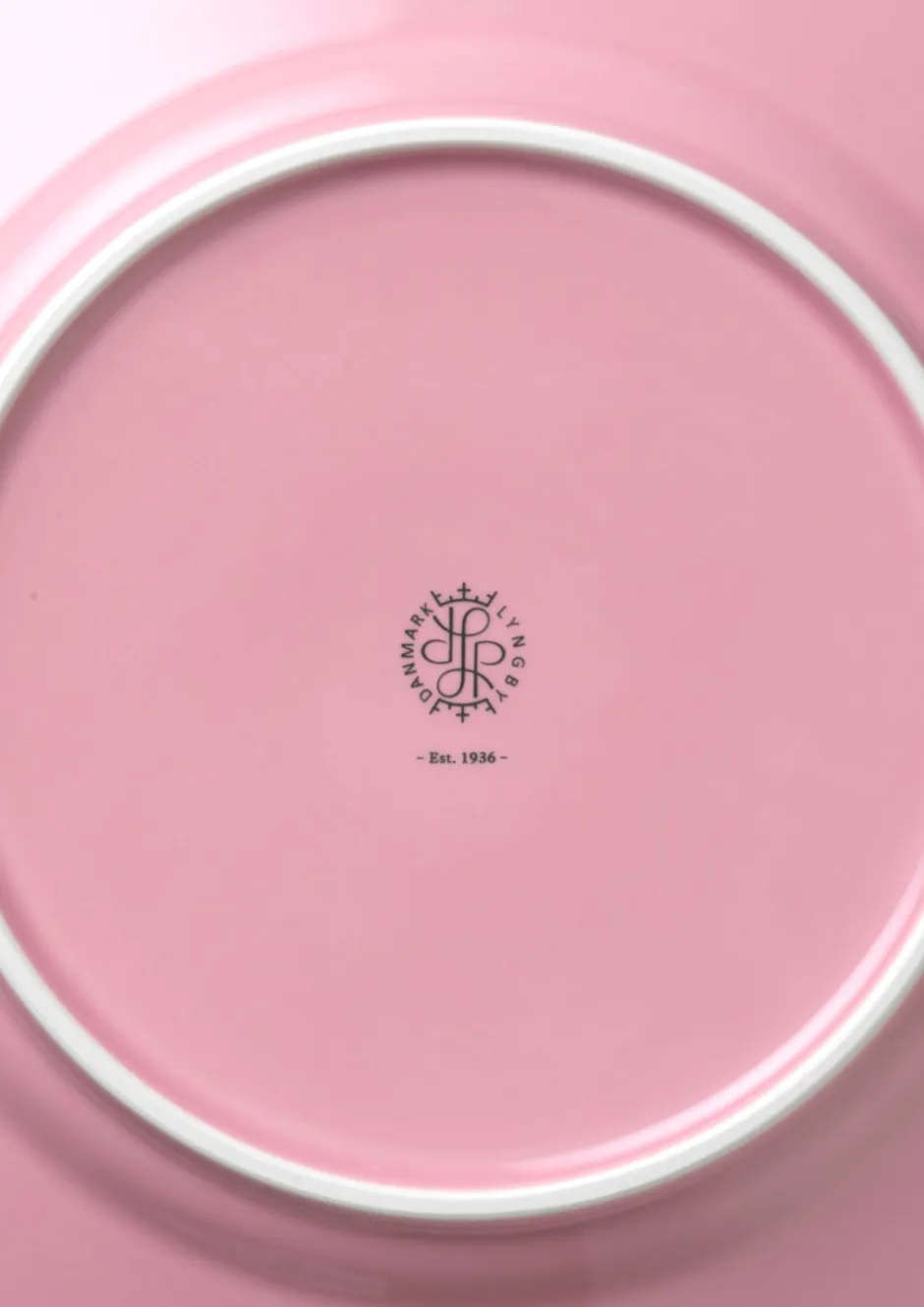 Lyngby Porcelæn Rhombe Color Frokosttallerken, Rose, Ø21 cm* Tallerkener