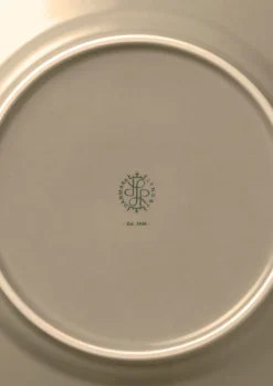 Outlet Lyngby Porcelæn Rhombe Earth Frokosttallerken, , Ø23 cm Clay