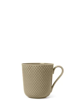 Online Lyngby Porcelæn Rhombe Earth Krus, , 39 cl Clay