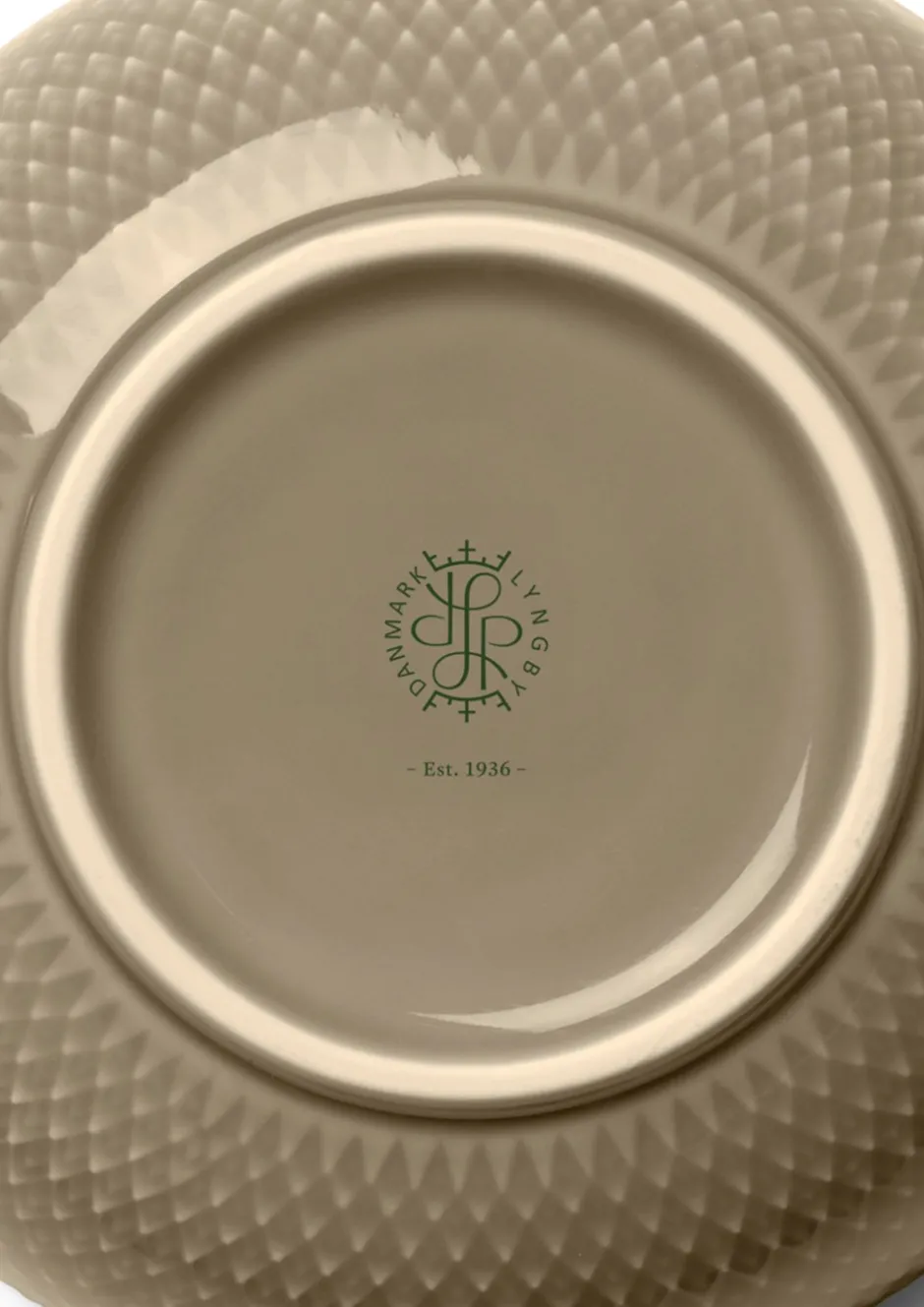Lyngby Porcelæn Rhombe Earth Skål, , Ø15,5 cm Clay