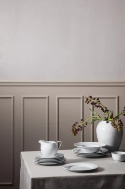Lyngby Porcelæn Rhombe Frokosttallerken, , Ø23 cm* Tallerkener