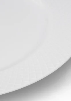 Lyngby Porcelæn Rhombe Middagstallerken, , Ø27 cm* Køkken|Tallerkener