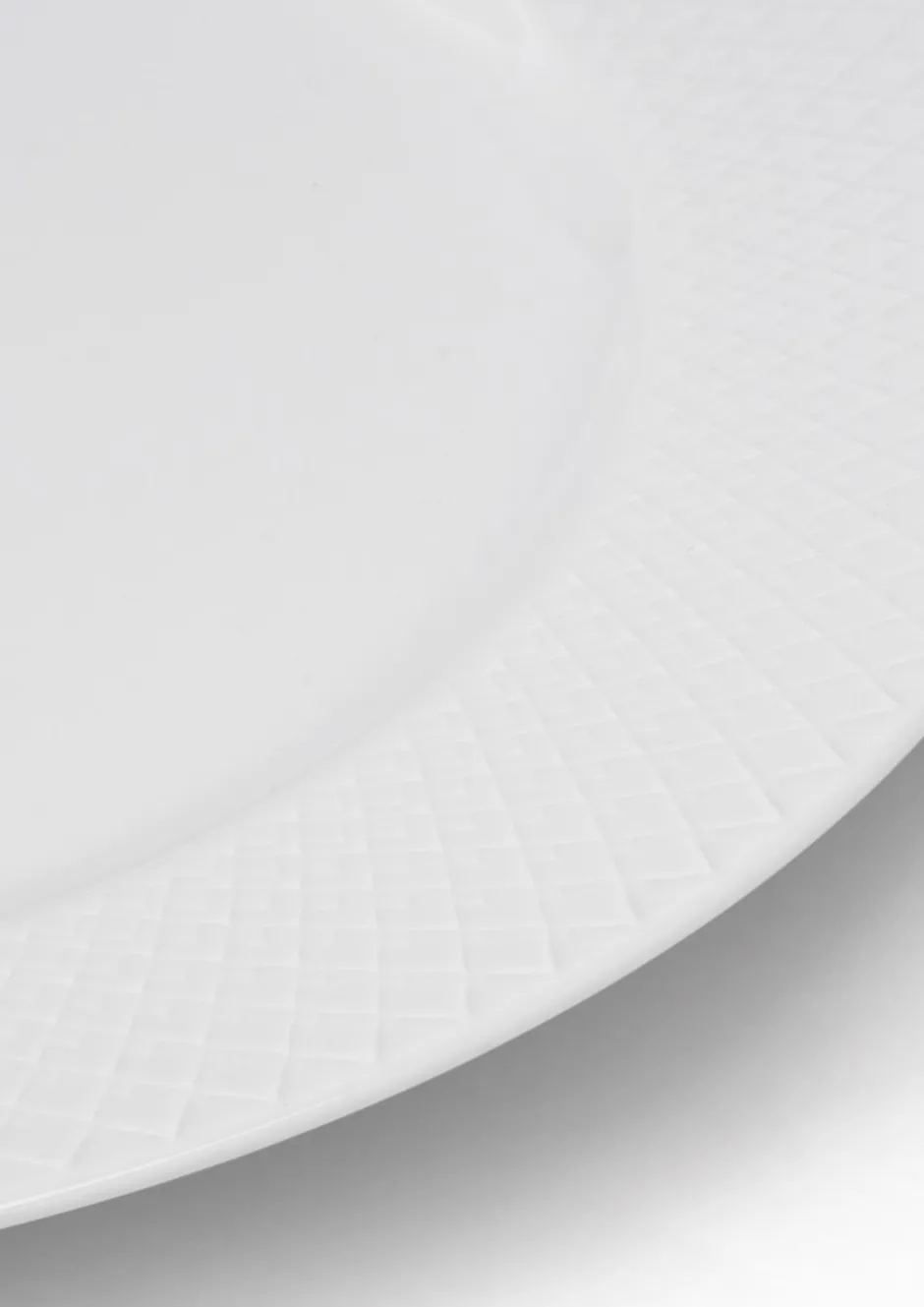 Lyngby Porcelæn Rhombe Middagstallerken, , Ø27 cm* Køkken|Tallerkener