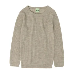 FUB Rib Bluse, , 110 cm Oat Melange