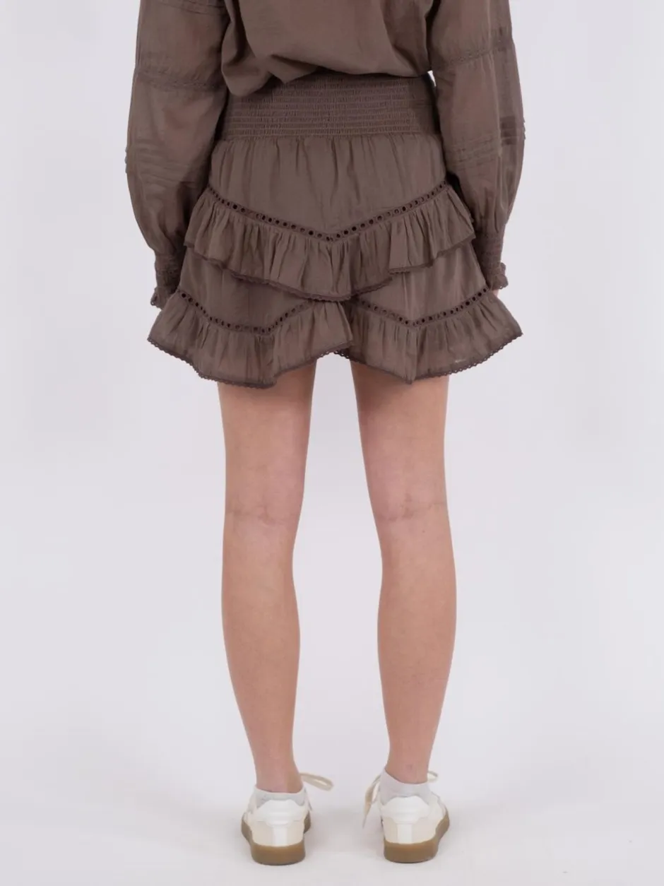Best Neo Noir Ricki S Voile Nederdel, , 38 Light Brown