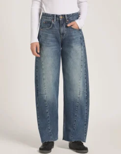 Lee Rider Barrel Jeans, , W30/L33*Dame Jeans