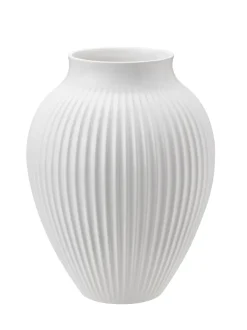 Knabstrup Riflet Vase, , H20 cm* Vaser & Urtepotteskjulere|Stue