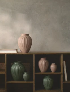 Knabstrup Riflet Vase,* Stue|Vaser & Urtepotteskjulere