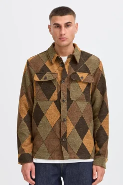 Best Solid Riker Overshirt, , S Ivy Green