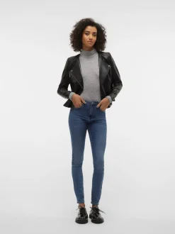 Sale Vero Moda Riley Rio Kort Jakke, , M Black
