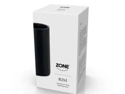 Hot Zone Rim Vægophængt Tandbørstekrus, Black