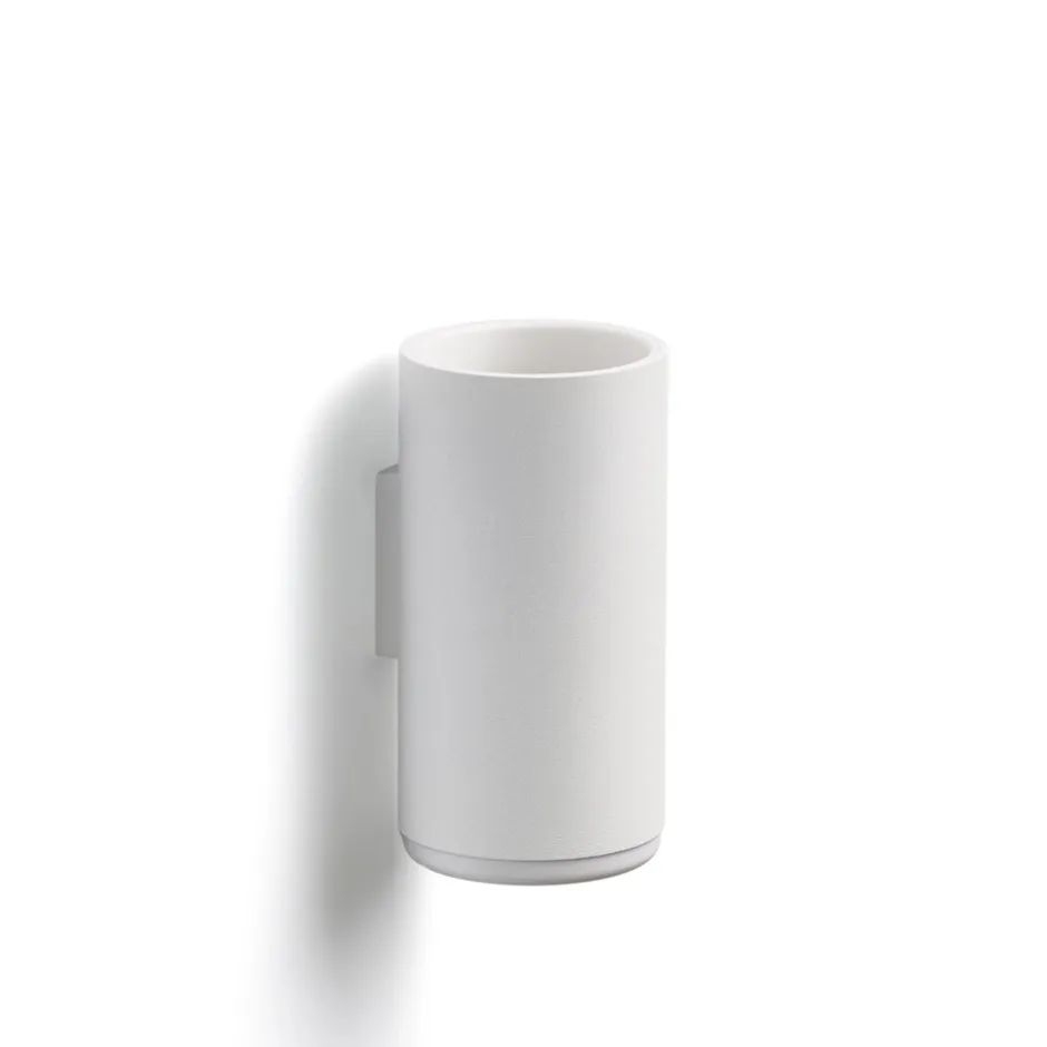Zone Rim Vægophængt Tandbørstekrus, White