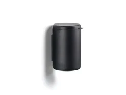 Clearance Zone Rim Vægophængt Toiletspand, Black