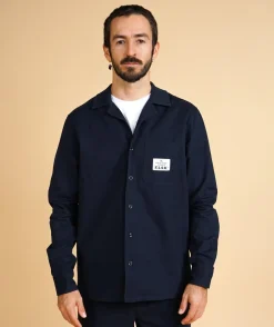 Sale ELSK Ripstop Men's LS Skjorte, , XL Dark Navy