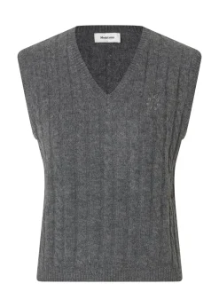 Outlet Modström RiseMD Vest, , L Dark Grey Melange