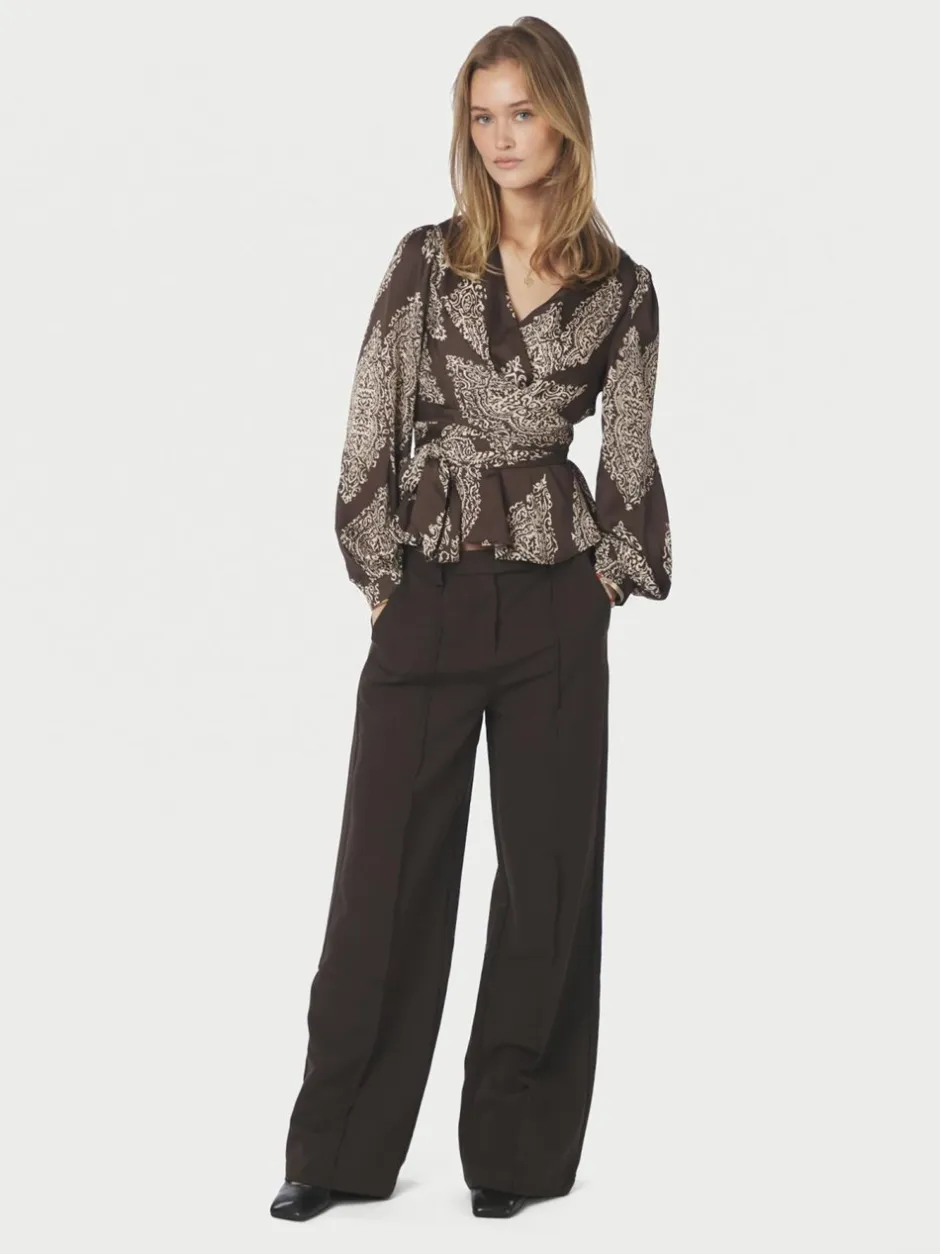 Neo Noir Rista Paisley Drop Bluse, , 36*Dame Bluser & Skjorter