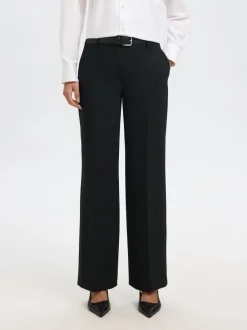 Selected Women Rita Wide Bukser, , 38/L32*Dame Bukser & Leggings