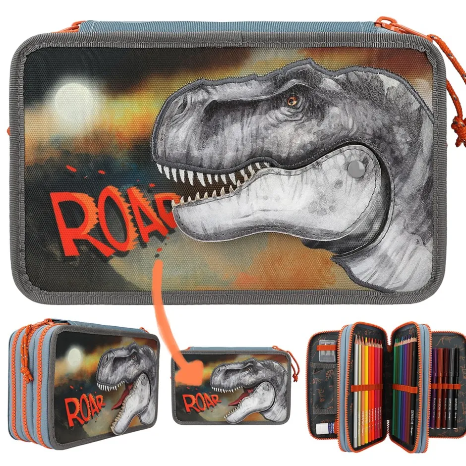 Best Dino World Roar Trippel Penalhus, Blå