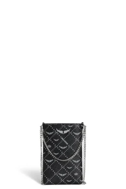 Sale Zadig & Voltaire Rock Phone Pouch, Black